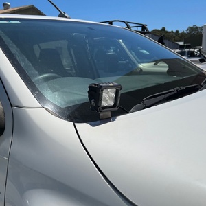 Scrub King Bonnet Hinge Ditch Light Bracket to suit Toyota Fortuner 2015 - 2024