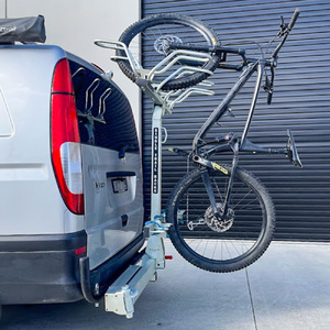 Single Trail Super-EFS Vertical Swing-Away  2 Bike Carrier - Passenger Side (Powercoated Finish)