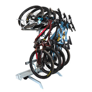 Single Trail Super-EFS Vertical Swing-Away 4 Bike Carrier - Driver Side (Powercoated Finish)