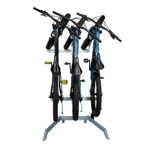 Single Trail SL100 Vertical 3 Bike Carrier (Zinc Finish)