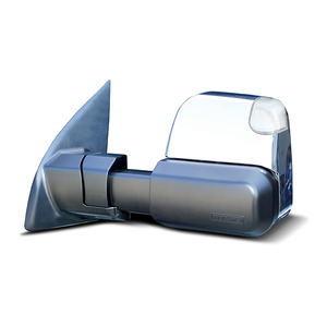MSA 4x4 Power Fold Towing Mirrors to suit Ford Ranger 06/2022 - Onwards (Chrome, Electric, Indicators, Heated, BSM, Powerfold)