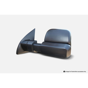 MSA 4x4 Towing Mirrors for Holden Colorado 2012 - 2020 (Black, Manual)