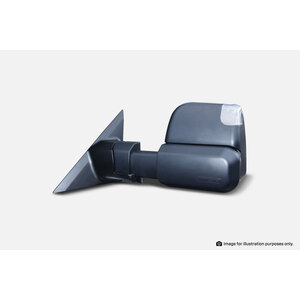 MSA 4x4 Power Fold Towing Mirrors to suit Isuzu MU-X 2021 - Onwards (Black, Electric, BSM, Indicators, Powerfold)