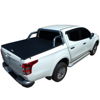Tuff Tonneaus Clip On 2.0 Cover for Mitsubishi Triton MQ / MR Dual Cab 2015 - 2021 With Sports Bar