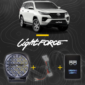 Lightforce - Venom LED Driving Light Kit to suit Toyota Fortuner 2021 - Onwards