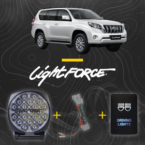 Lightforce - Venom LED Driving Light Kit to suit Toyota Prado 150 Series (with Bi-LED Headlights)