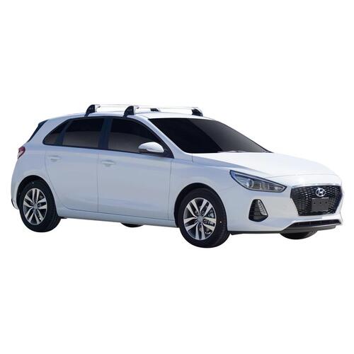 Prorack 2 Bar Roof Rack Kit for Hyundai i30 5dr Hatch 2017 on (S25 + K1079)