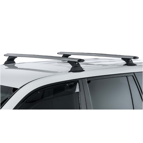 Rhino Vortex Silver 3 Bar Roof Rack for LEXUS LX470 4dr 4WD 5/98 to 3/