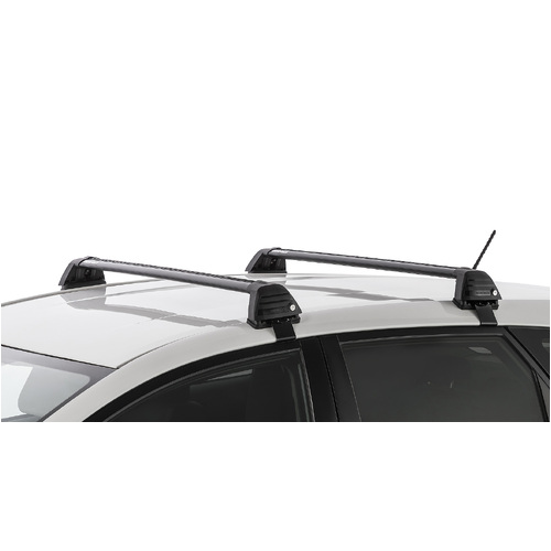 Rhino-Rack RV0409B Vortex ROC25 Flush Black Bar Roof Rack for